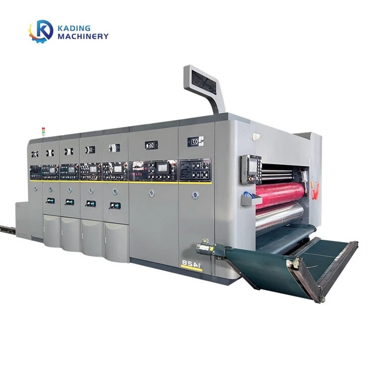 Automatic carton box printer slotter die-cutter