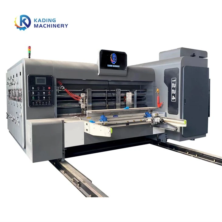 Full Automatic Flexographic Ink Carton Printing Slotting Die Cutting Machine