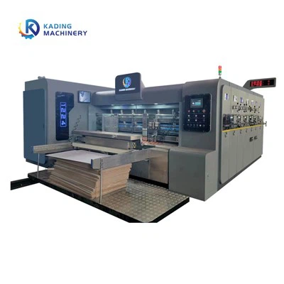 Teljes automatikus szervo motoros meghajtó kartondoboz nyomtatási rési vágógép